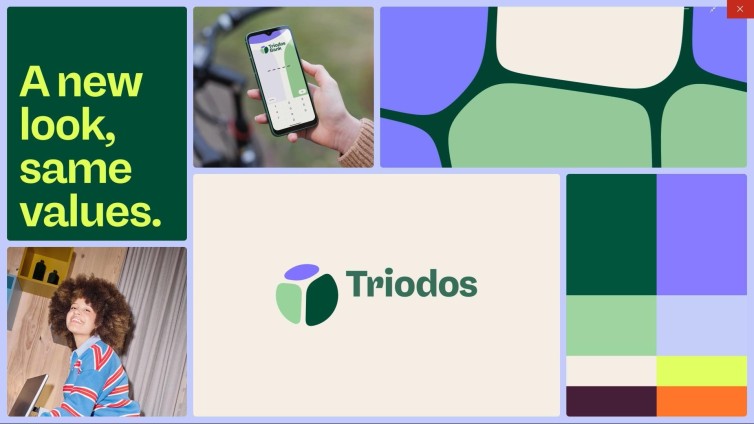 Triodos Bank vernieuwt merk en grijpt terug op eerste logo